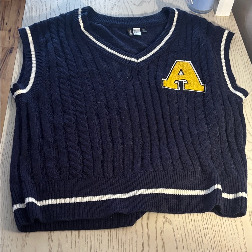 H&M Dark Blue Knit Sweater